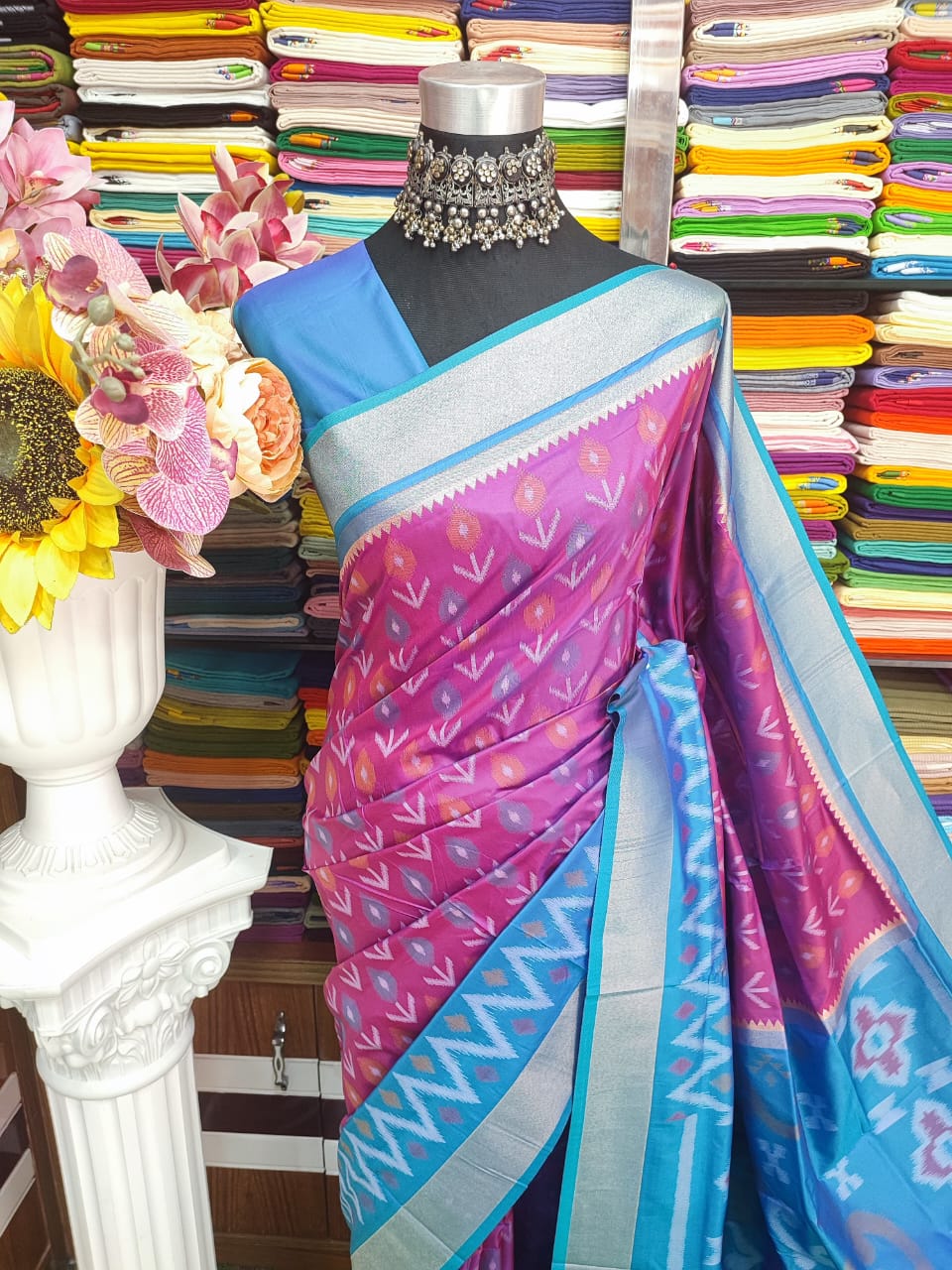 Kotki pure silk 14 hat Saree