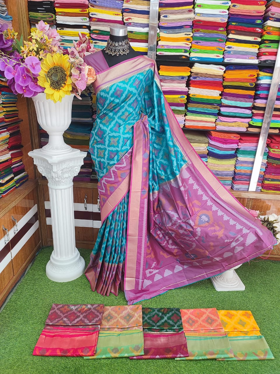 Kotki pure silk 14 hat Saree