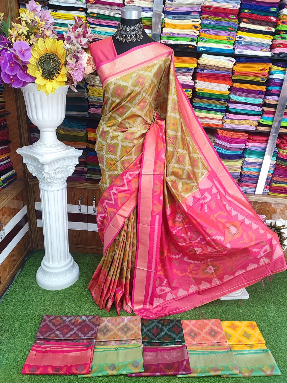 Kotki pure silk 14 hat Saree