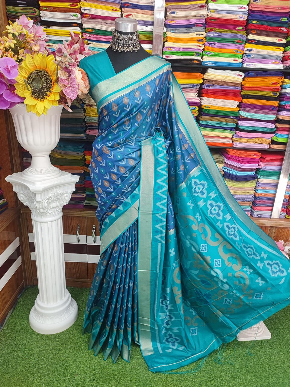 Kotki pure silk 14 hat Saree