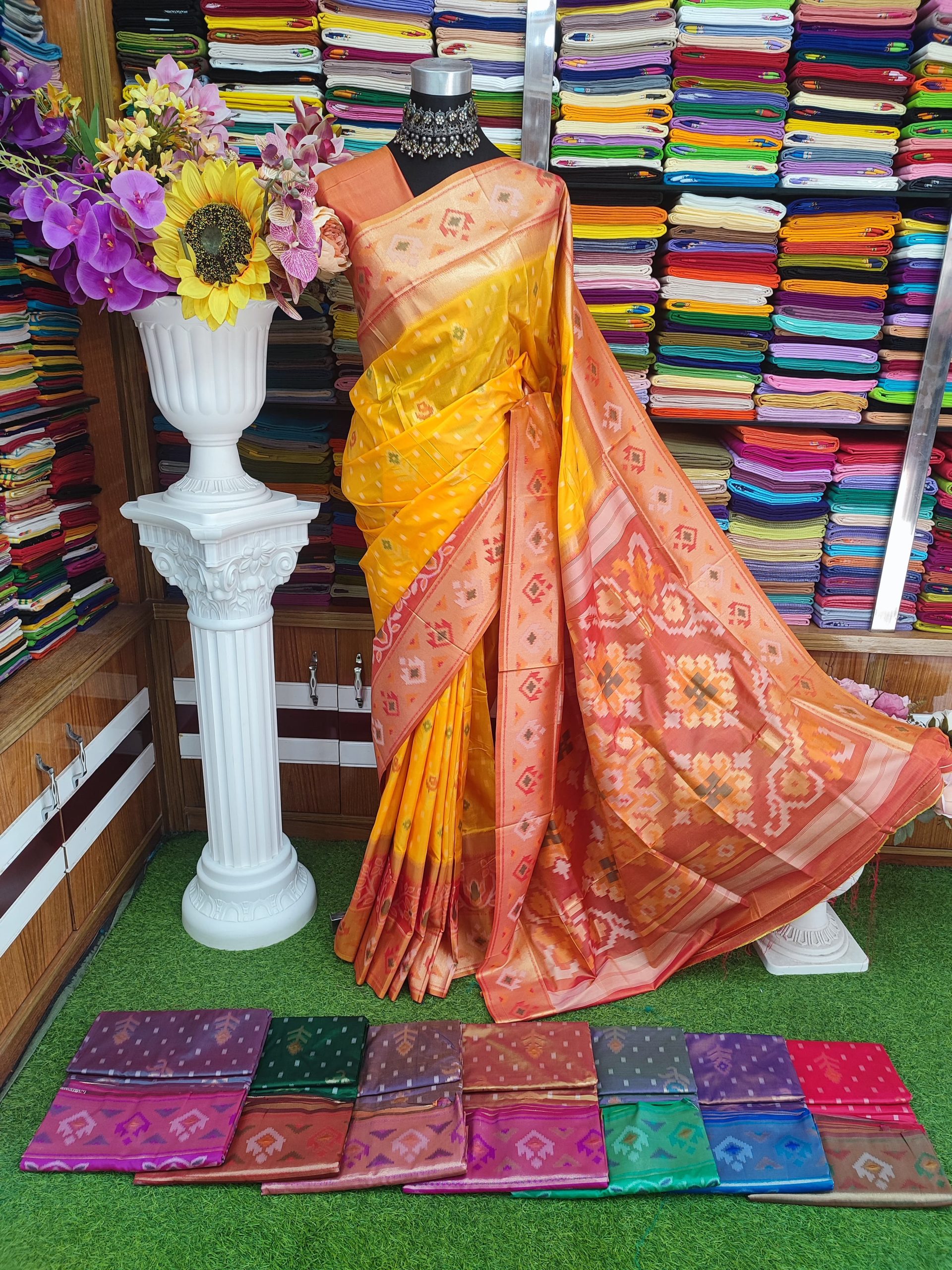 Kotki pure silk 14 hat Saree