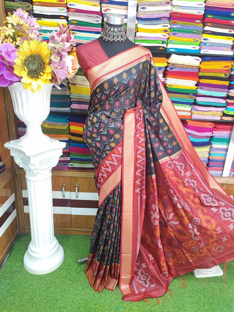 Kotki pure silk 14 hat Saree