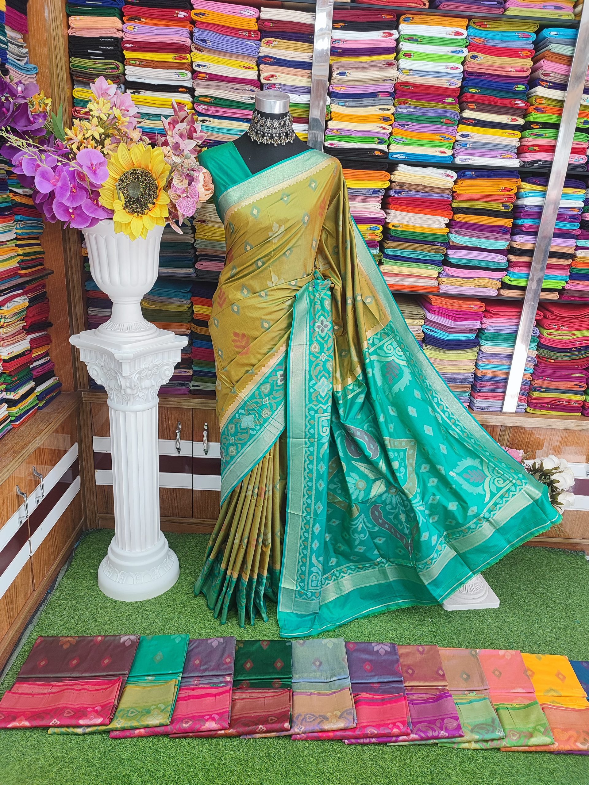Kotki pure silk 14 hat Saree