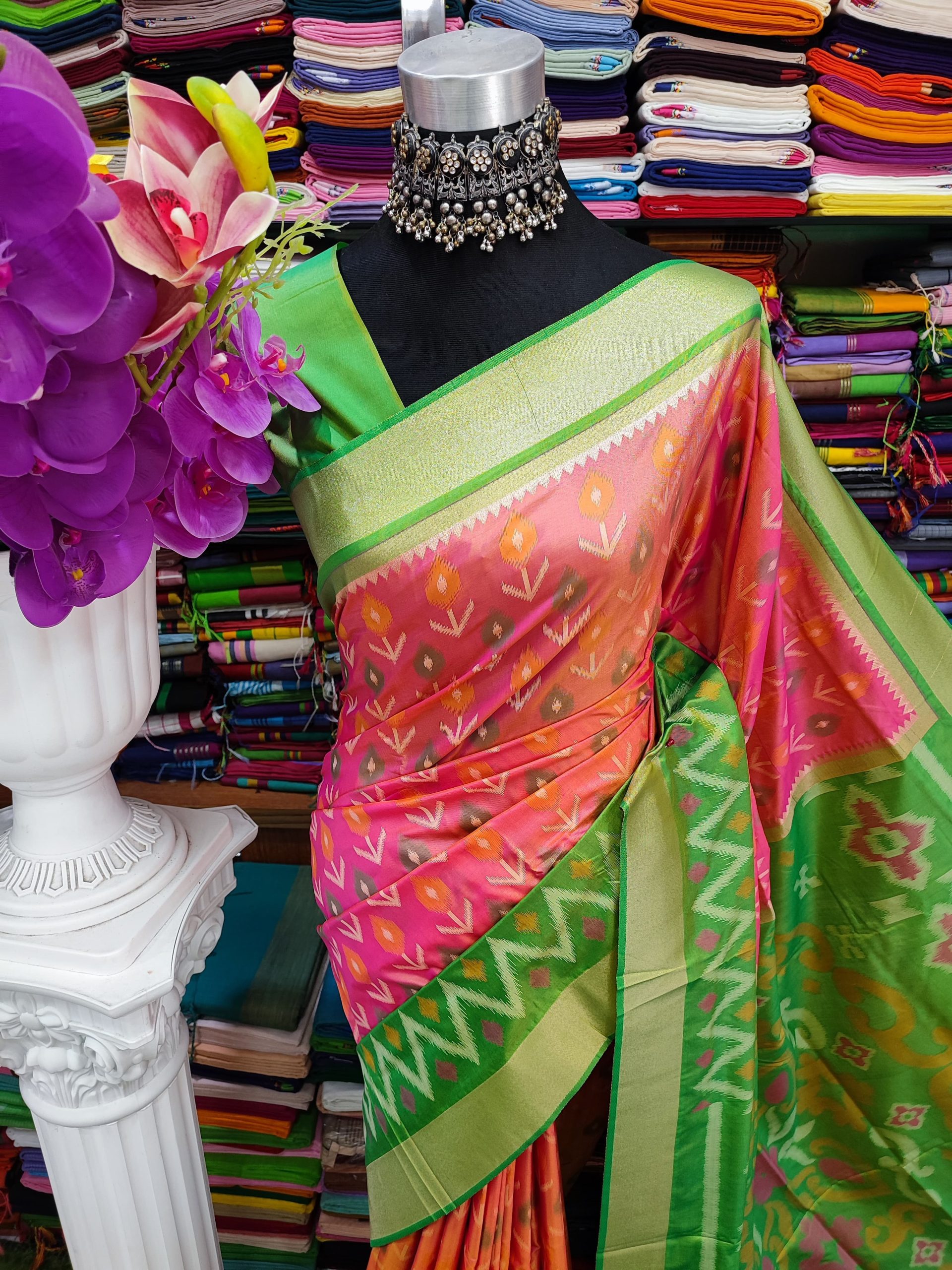 Kotki pure silk 14 hat Saree