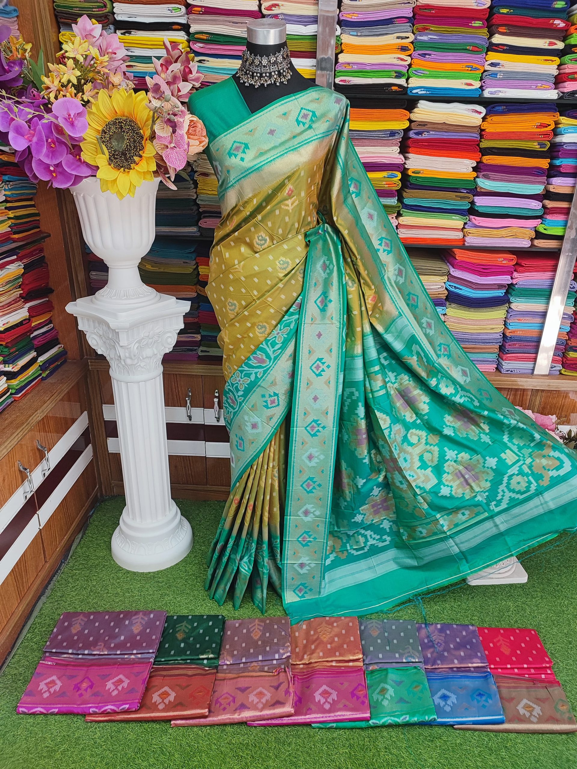 Kotki pure silk 14 hat Saree