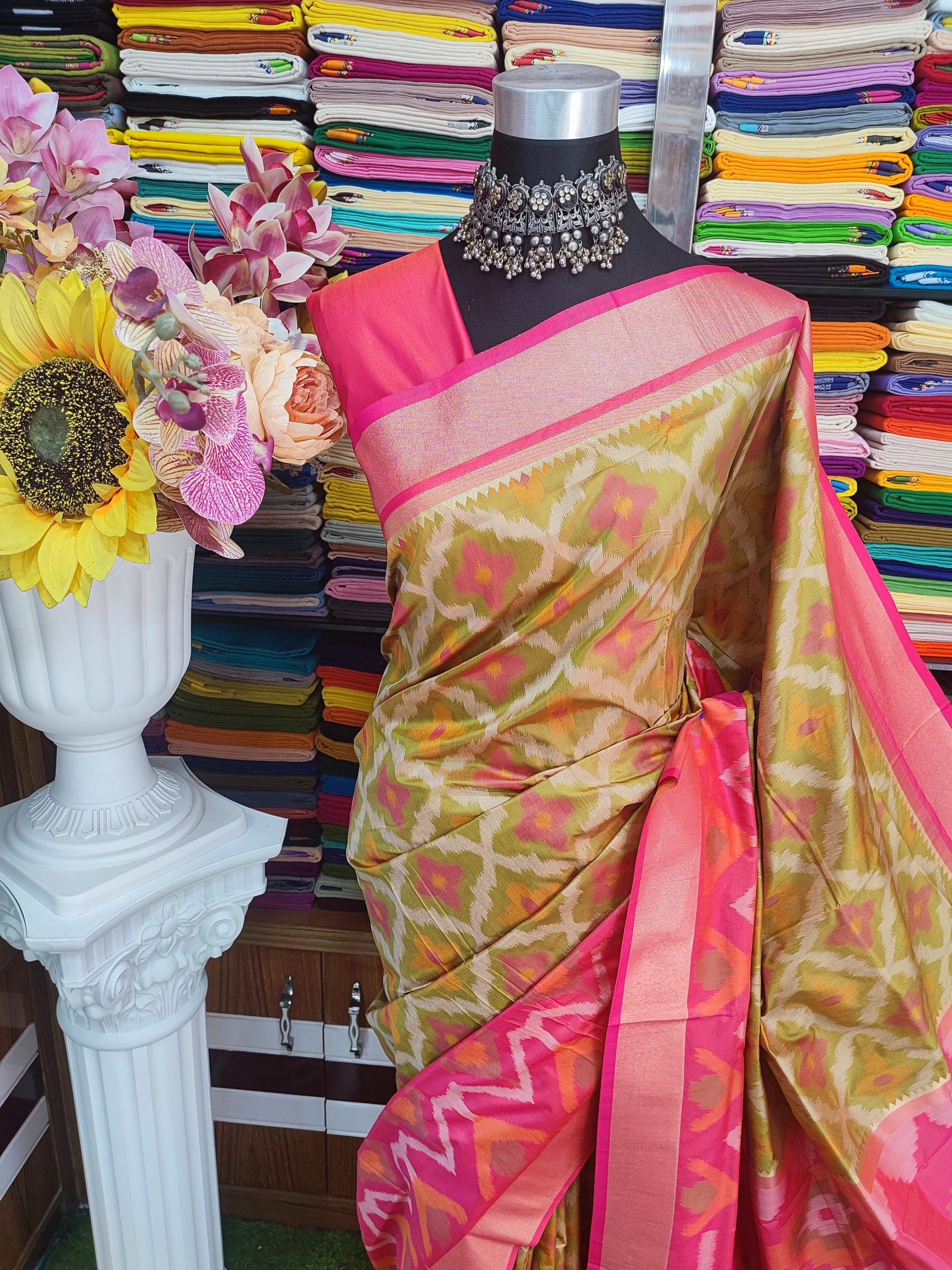 Kotki pure silk 14 hat Saree