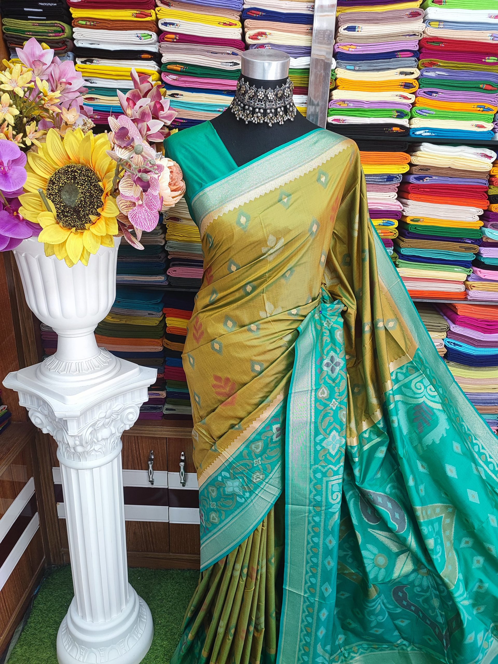 Kotki pure silk 14 hat Saree