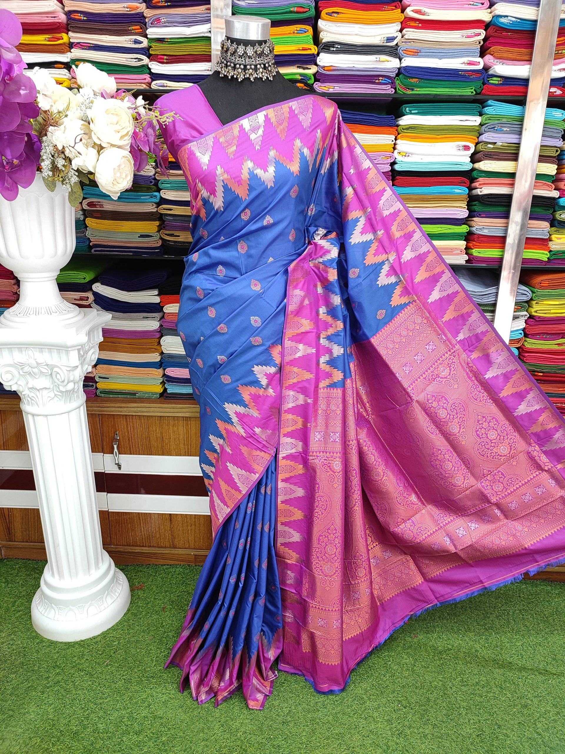 Kotki pure silk 14 hat Saree